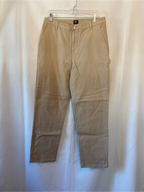 CAT Caterpillar Womens Tan Workwear Cargo Pants 10 Utilitarian Rugged Hipster